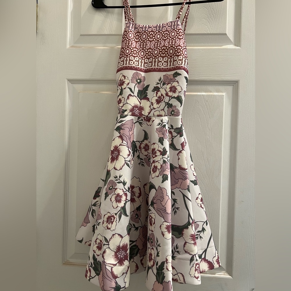 Francesca’s Multicolored Floral Dress